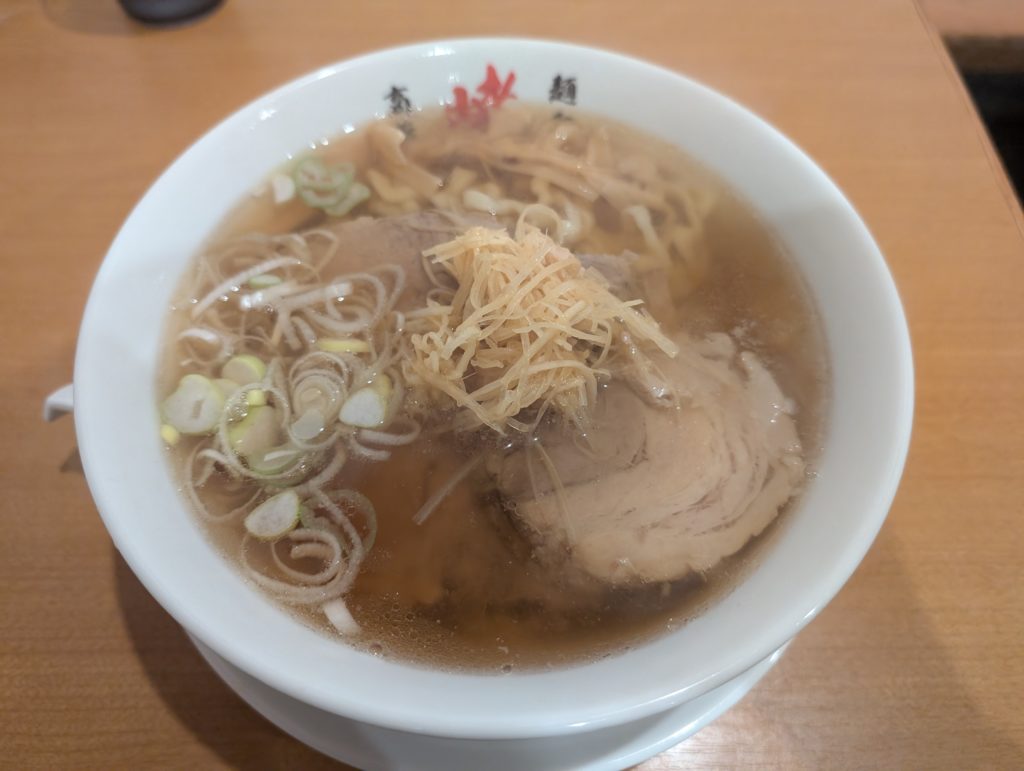 名物ねぎ生姜ラーメン