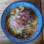 ぐるまん野州男の牛骨ラーメンとローストビーフ