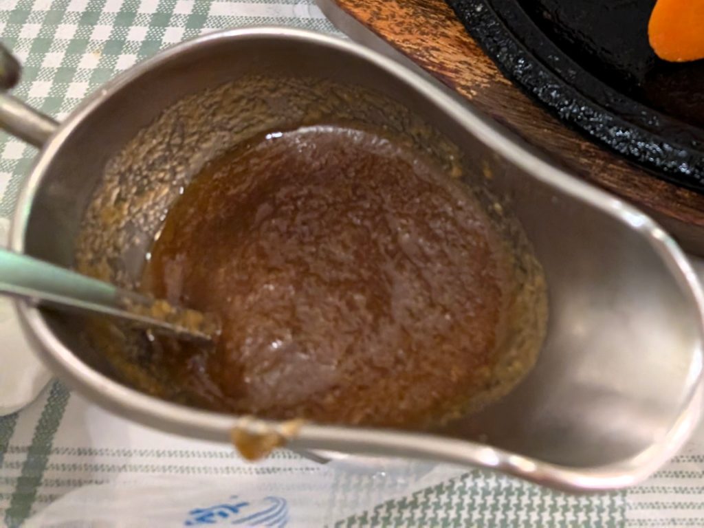 シャレーのおろしソース