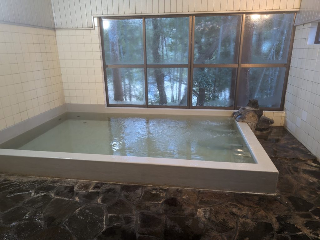 八溝温泉の風呂桶