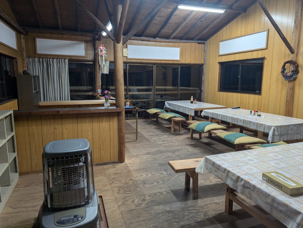 八溝温泉の休憩スペース