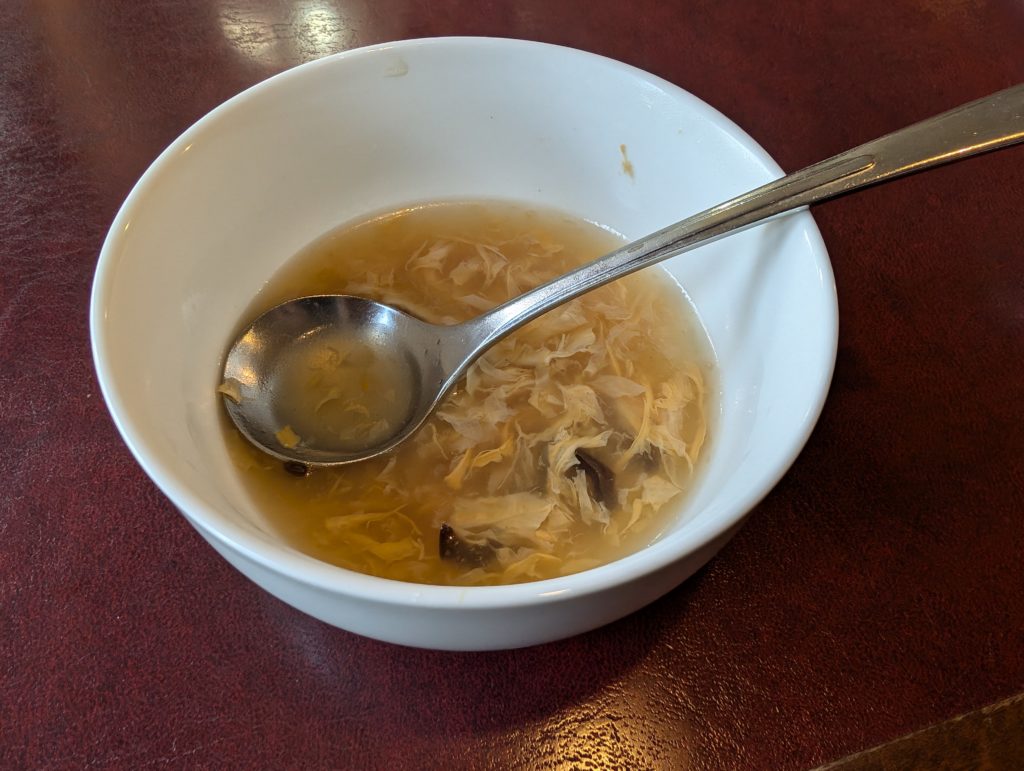 Happy3の卵ときくらげのスープ